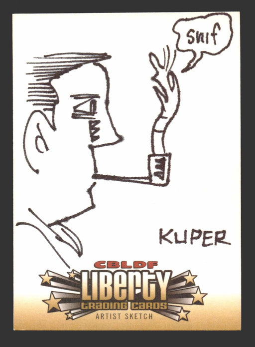 2011 Cryptozoic CBLDF Liberty Artist Sketch Card by Peter Kuper   - TvMovieCards.com