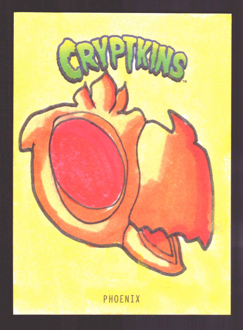 2018 Crypt kins Sketch Trading Card by Jeffrey Benitez Convention Exclusive - TvMovieCards.com