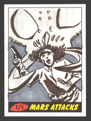 2012 Mars Attacks Heritage Artist Autograph Sketch Trading Card 1/1 - TvMovieCards.com