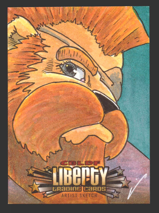 2011 CBLDF Comic Book Legal Defense Fund Liberty Artist Sketch Trading Card - TvMovieCards.com