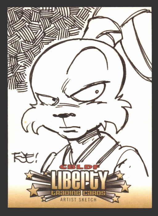 2011 CBLDF Comic Book Legal Defense Fund Liberty Artist Sketch Trading Card   - TvMovieCards.com