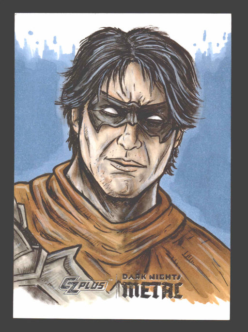 2024 CZX Dark Nights Metal Artist Sketch Trading Card by Nicholas Baltra - TvMovieCards.com