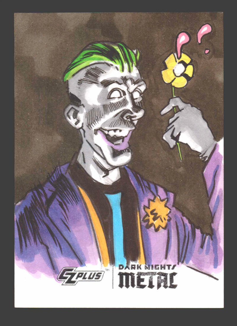 2024 CZX Dark Nights Metal Artist Sketch Trading Card by Matt Stewart - TvMovieCards.com