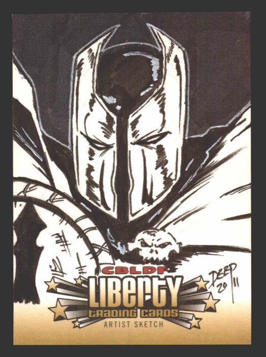 2011 Cryptozoic CBLDF Liberty Artist Sketch Trading Card by George Deep - TvMovieCards.com