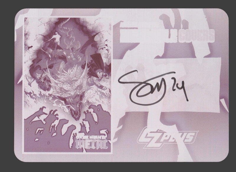 2024 CZX Dark Nights Metal Printing Plate Autograph Card Scott Synder DNM6-SS - TvMovieCards.com