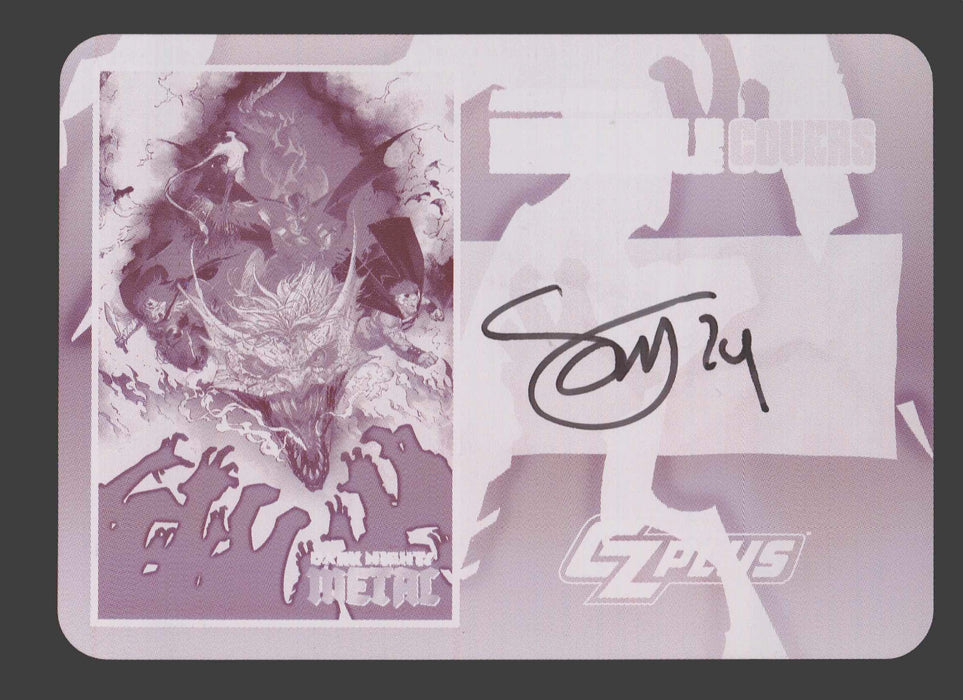 2024 CZX Dark Nights Metal Printing Plate Autograph Card Scott Synder DNM6-SS