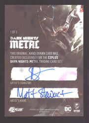 2024 CZX Dark Nights Metal Artist Sketch Trading Card by Matt Stewart - TvMovieCards.com
