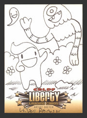 2011 CBLDF Liberty Artist Sketch Trading Card by Wilson Ramos Jr   - TvMovieCards.com