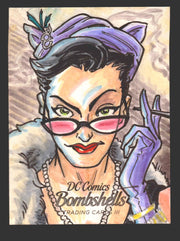 2019 DC Comics Bombshells III Artist Dave "Pops" Tata Sketch Card Cryptozoic - TvMovieCards.com