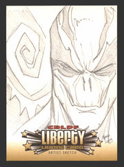 2011 Cryptozoic CBLDF Liberty Artist Sketch Card by Vince Sunico - TvMovieCards.com