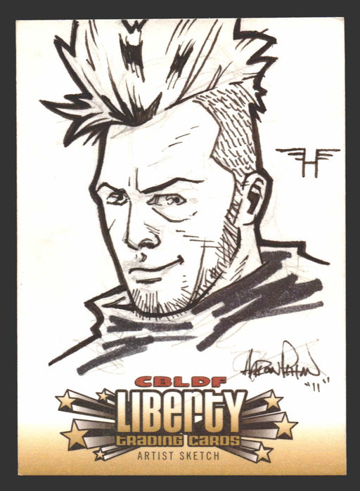 2011 CBLDF Comic Book Legal Defense Fund Liberty Artist Sketch Trading Card   - TvMovieCards.com