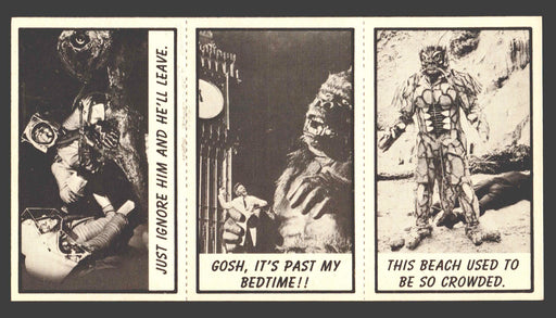 1963 Monster Laffs Midgees Trading Card Panel of 3 Cards #8 #19 #51 - TvMovieCards.com