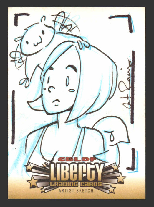 2011 CBLDF Comic Book Legal Defense Fund Liberty Artist Sketch Trading Card - TvMovieCards.com