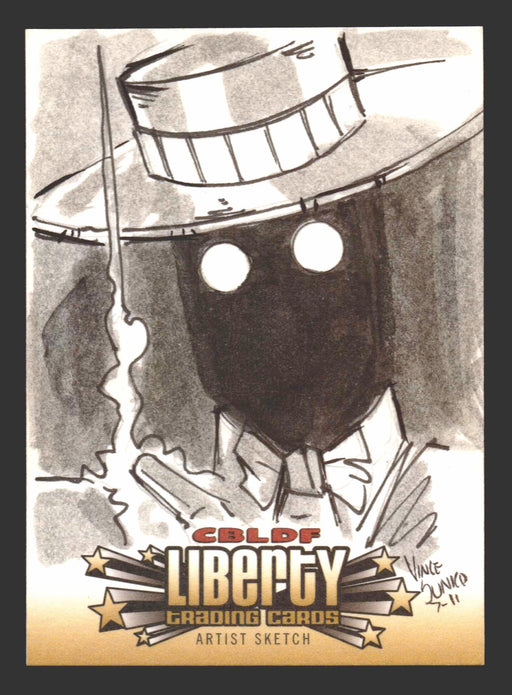 2011 Cryptozoic CBLDF Liberty Artist Sketch Card Bone by Vince Sunico   - TvMovieCards.com