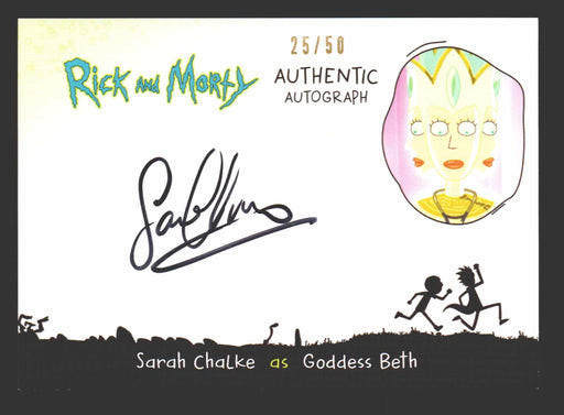 2019 Rick and Morty Season 2 SC-GB Sarah Chalke as Goddess Beth Autograph Card   - TvMovieCards.com