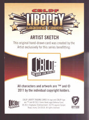 2011 Cryptozoic CBLDF Liberty Artist Sketch Trading Card by Don Simpson - TvMovieCards.com