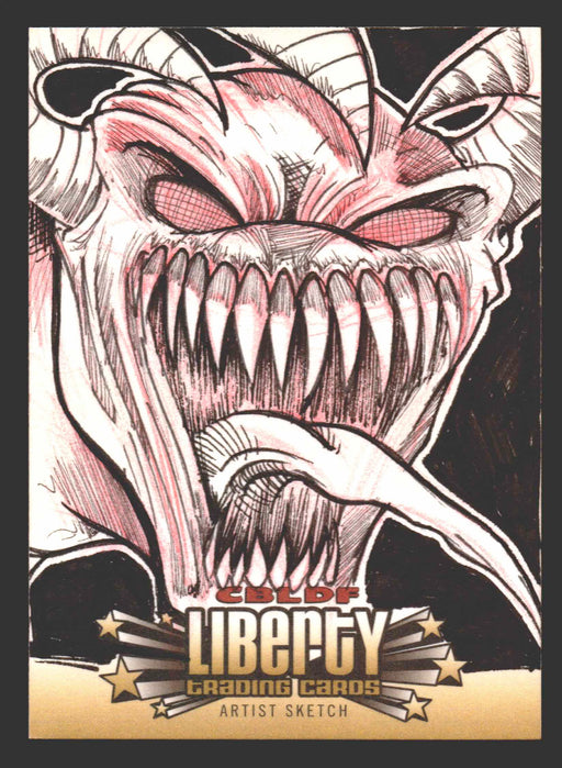 2011 CBLDF Comic Book Legal Defense Fund Liberty Artist Sketch Trading Card   - TvMovieCards.com