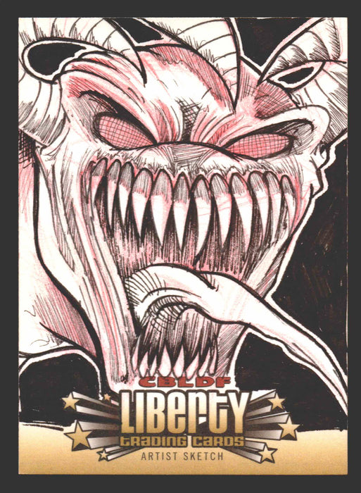 2011 CBLDF Comic Book Legal Defense Fund Liberty Artist Sketch Trading Card   - TvMovieCards.com