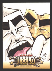 2011 CBLDF Comic Book Legal Defense Fund Liberty Artist Sketch Trading Card   - TvMovieCards.com