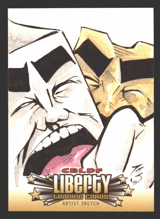 2011 CBLDF Comic Book Legal Defense Fund Liberty Artist Sketch Trading Card   - TvMovieCards.com