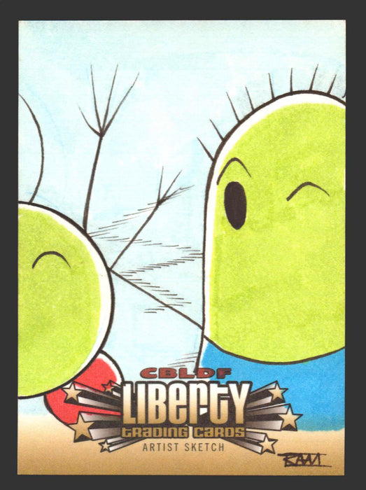 2011 CBLDF Comic Book Legal Defense Fund Liberty Artist Sketch Trading Card - TvMovieCards.com