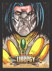 2011 CBLDF Comic Book Legal Defense Fund Liberty Artist Sketch Trading Card   - TvMovieCards.com