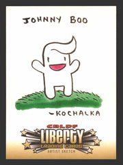 2011 Cryptozoic CBLDF Liberty Artist Sketch Card by James Kochalka - TvMovieCards.com