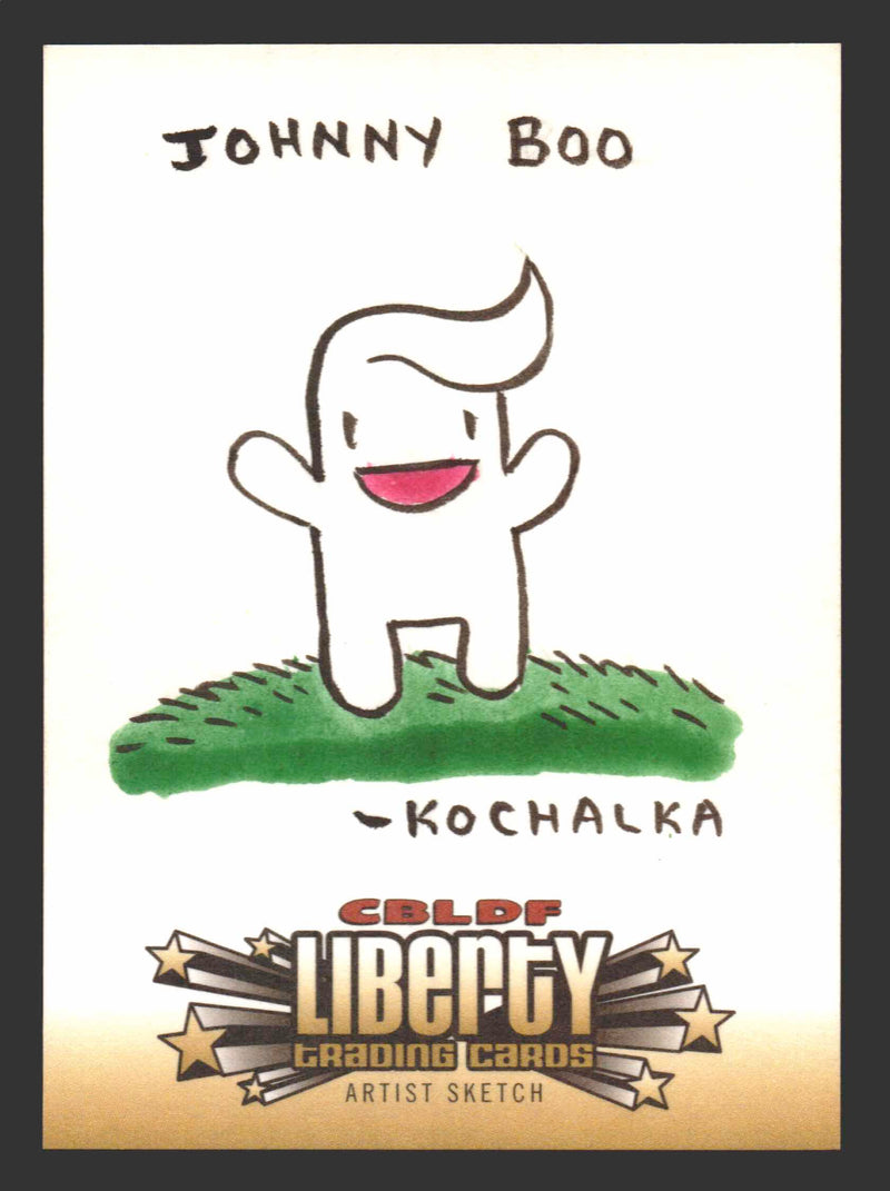 2011 Cryptozoic CBLDF Liberty Artist Sketch Card by James Kochalka - TvMovieCards.com