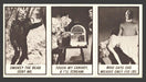 1963 Monster Laffs Midgees Trading Card Panel of 3 Cards #63 #85 #101 - TvMovieCards.com