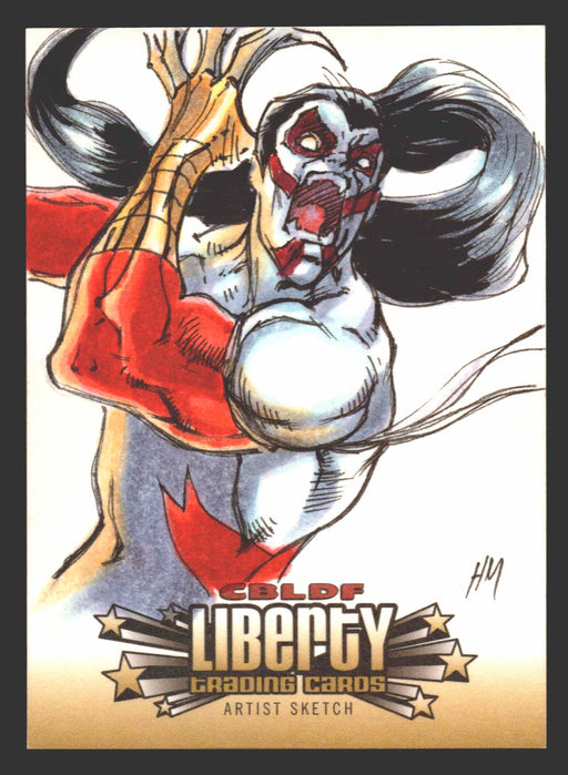 2011 CBLDF Comic Book Legal Defense Fund Liberty Artist Sketch Trading Card   - TvMovieCards.com