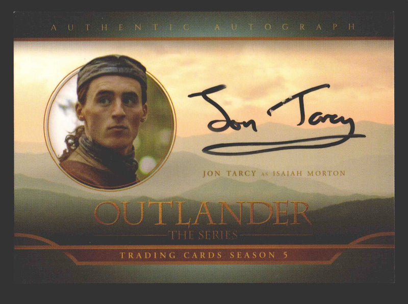 Outlander Season 5 Jon Tarcy as Isaiah Morton JT Autograph Card - TvMovieCards.com