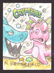 2018 Crypt kins Sketch Trading Card by Niall Westerfield Convention Exclusive - TvMovieCards.com