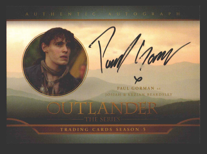 Outlander Season 5 Paul Gorman as Josiah and Keziah PG Autograph Card - TvMovieCards.com