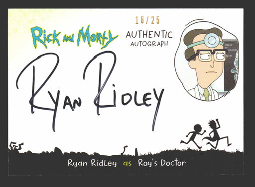 2019 Rick and Morty Season 2 RR-RD Ryan Ridley as Roy's Doctor Autograph Card   - TvMovieCards.com