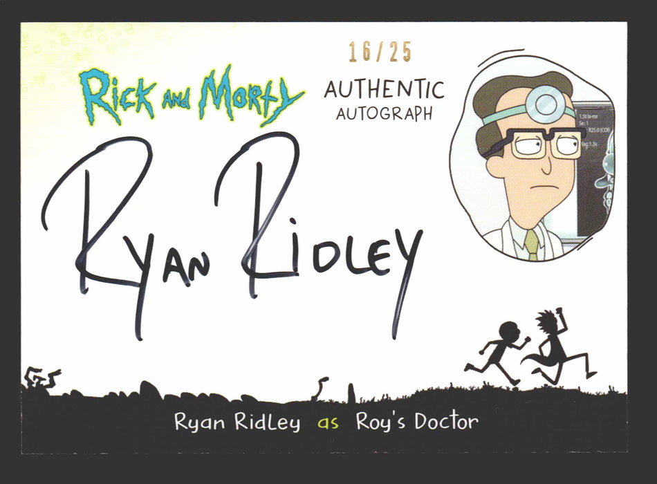 2019 Rick and Morty Season 2 RR-RD Ryan Ridley as Roy's Doctor Autogra ...