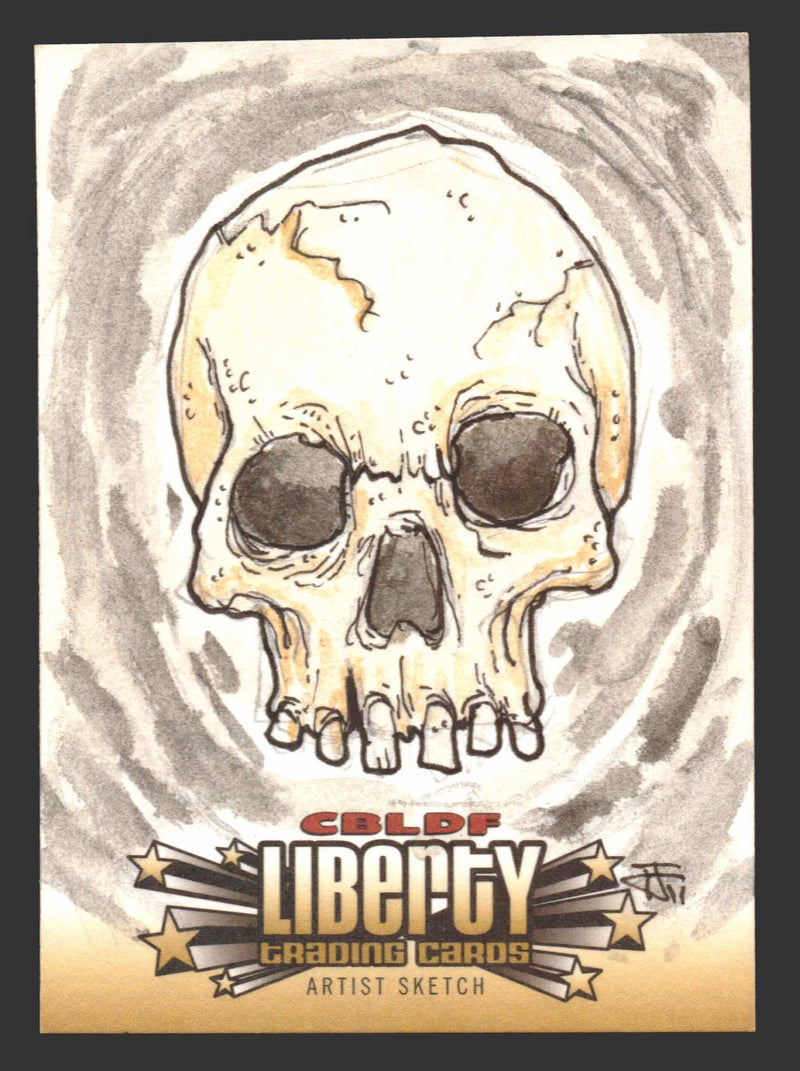 2011 CBLDF Comic Book Legal Defense Fund Liberty Artist Sketch Trading Card - TvMovieCards.com