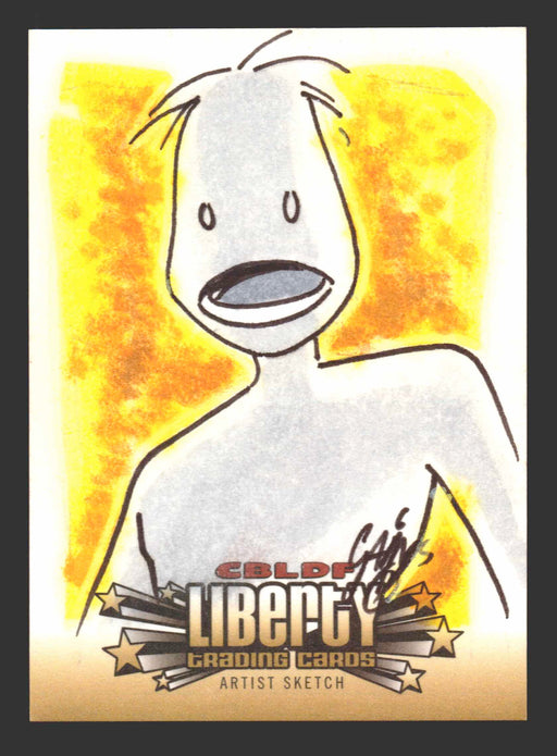 2011 Cryptozoic CBLDF Liberty Artist Sketch Card by Christian James Thomas   - TvMovieCards.com