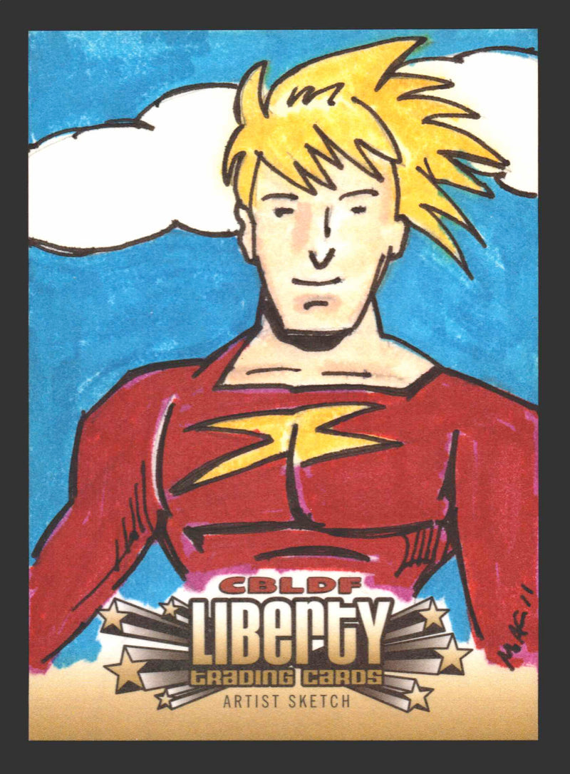 2011 CBLDF Comic Book Legal Defense Fund Liberty Artist Sketch Trading Card   - TvMovieCards.com