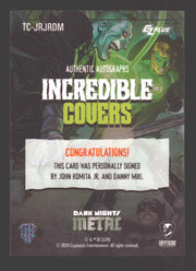 2024 CZX Dark Nights Metal Dual Autograph Card John Ramita Jr / Danny Miki - TvMovieCards.com