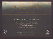 Outlander Season 5 Paul Gorman as Josiah and Keziah PG Autograph Card - TvMovieCards.com