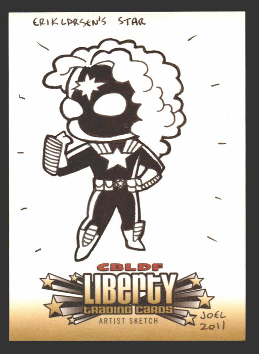 2011 Cryptozoic CBLDF Liberty Artist Sketch Card by Joel Carroll   - TvMovieCards.com