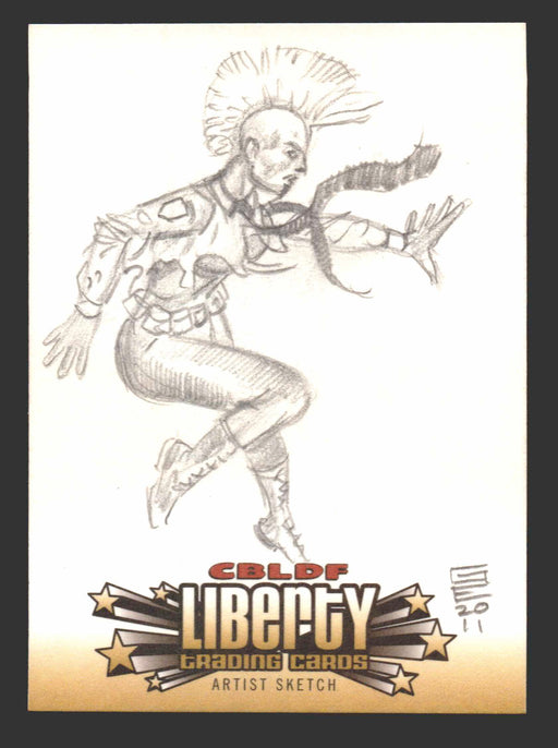 2011 Cryptozoic CBLDF Liberty Artist Sketch Trading Card by Gene Espy - TvMovieCards.com