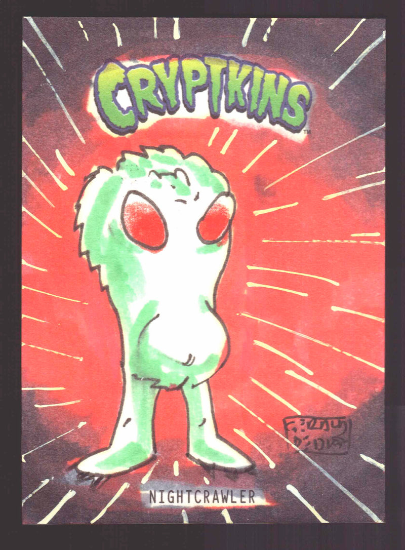 2018 Crypt kins Sketch Trading Card by Gerald de Dios Convention Exclusive - TvMovieCards.com