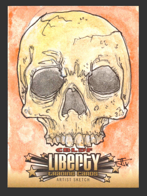 2011 CBLDF Comic Book Legal Defense Fund Liberty Artist Sketch Trading Card - TvMovieCards.com