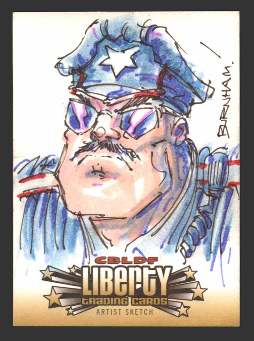 2011 CBLDF Comic Book Legal Defense Fund Liberty Artist Sketch Trading Card - TvMovieCards.com