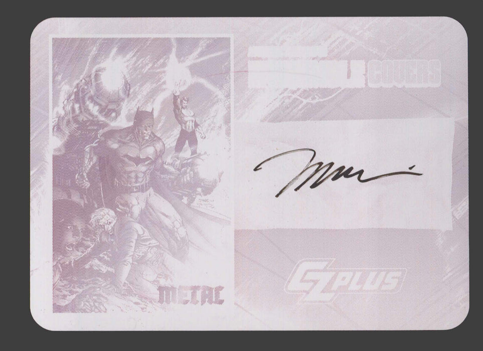 2024 CZX Dark Nights Metal Magenta Printing Plate Autograph Card Jim Lee TC-JL
