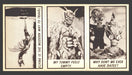 1963 Monster Laffs Midgees Trading Card Panel of 3 Cards #66 #13 #88 - TvMovieCards.com