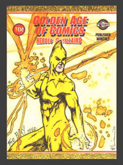 Golden Age of Comics Heroes & Villains Artist Sketch Card Breygent - TvMovieCards.com