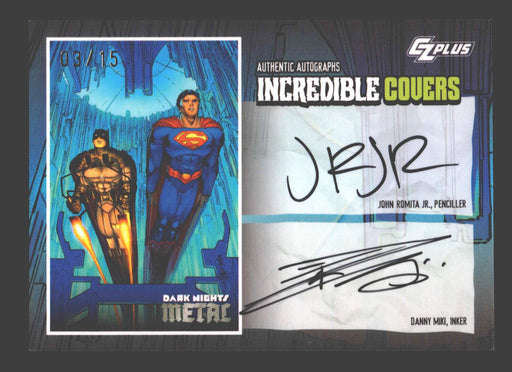 2024 CZX Dark Nights Metal Dual Autograph Card John Ramita Jr / Danny Miki - TvMovieCards.com