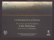 Outlander Season 5 Colin McFarlane as Ulysses CM Autograph Card - TvMovieCards.com